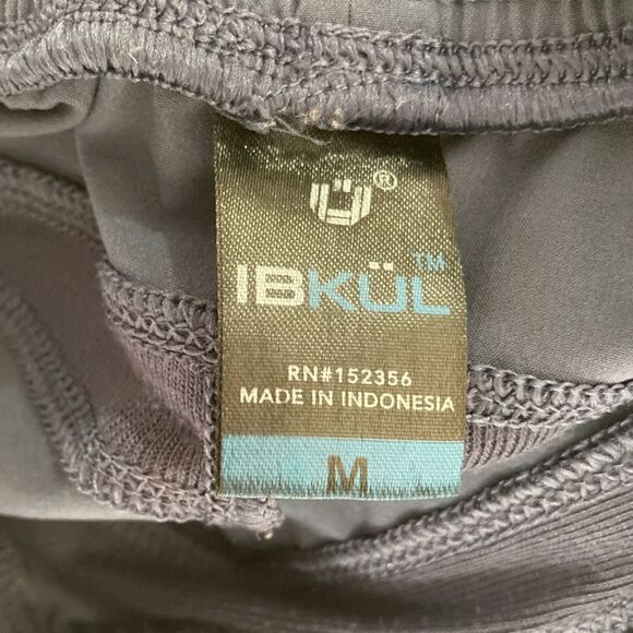 IBKUL Men’s Shorts M Navy Blue Long Athletic Casual Summer Athleisure - Picture 7 of 11